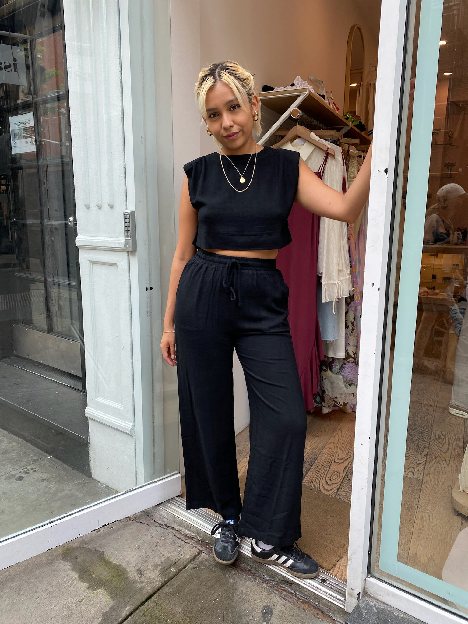 Premium Asher Linen Pants - Effortless Black Style
