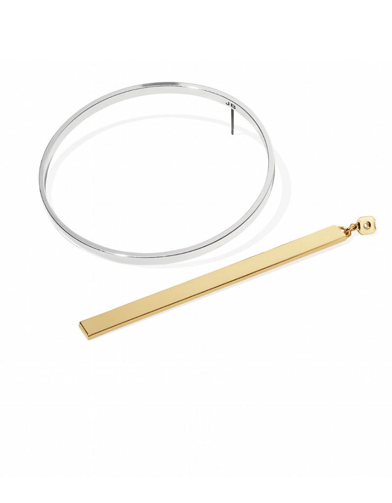 Premium Jenny Bird Zenith Hoops in Gold/Silver – Ultimate Minimalist Style