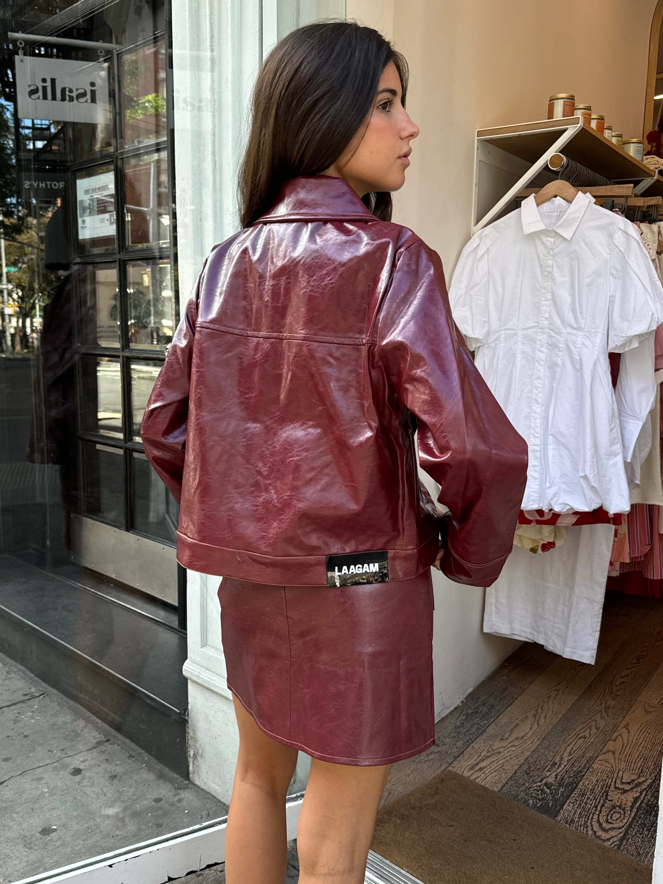 Premium Alexa Burgundy Jacket – Ultimate Style Upgrade