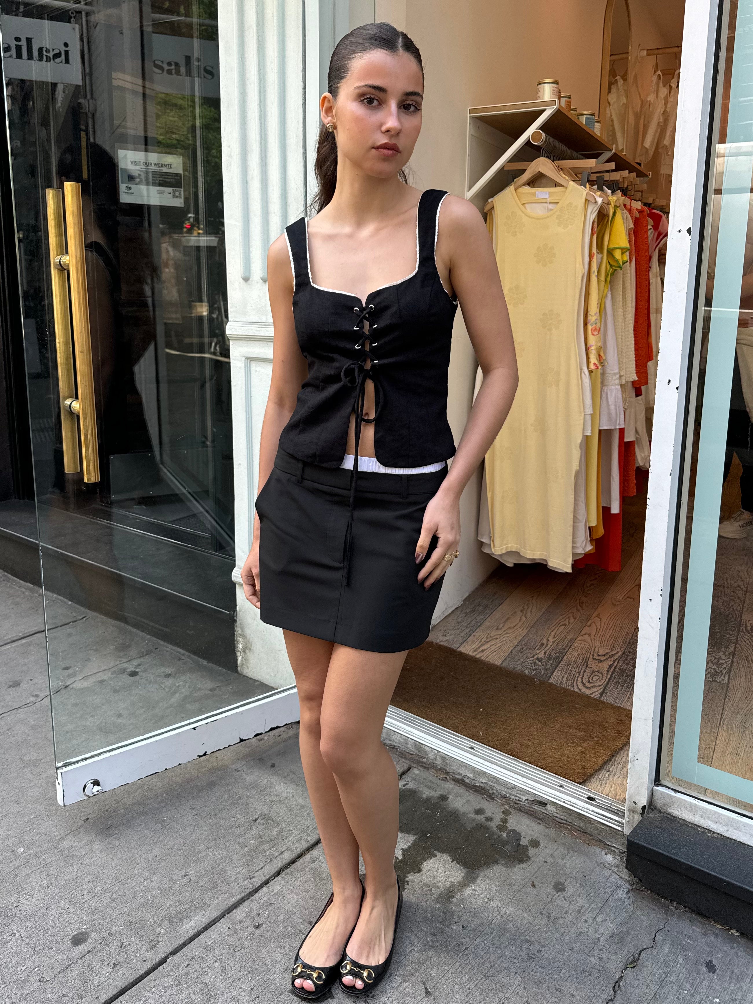 Premium Carlota Black Mini Skirt - Ultimate Style Upgrade
