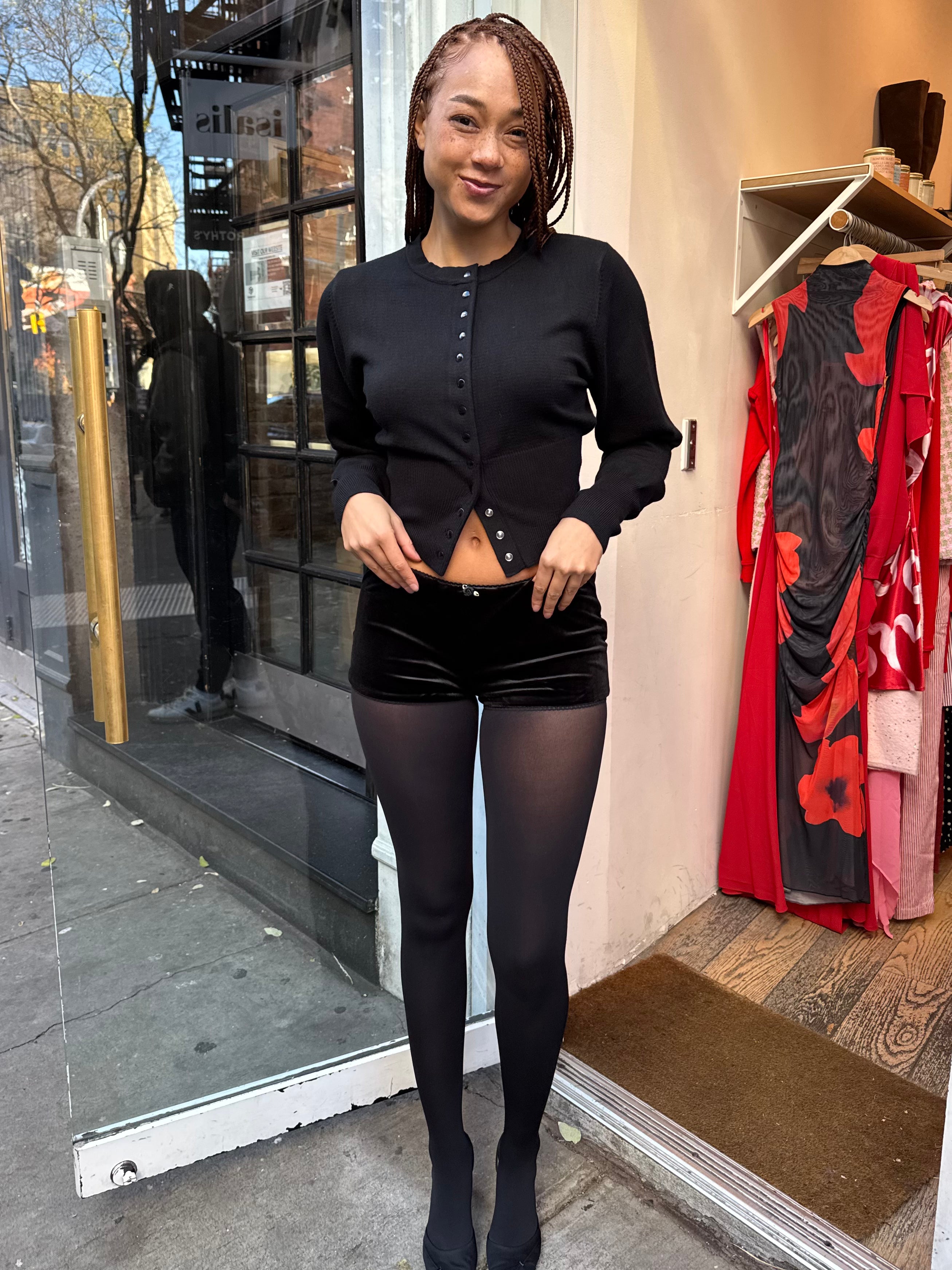 Premium Noemi Hot Pant in Sleek Black