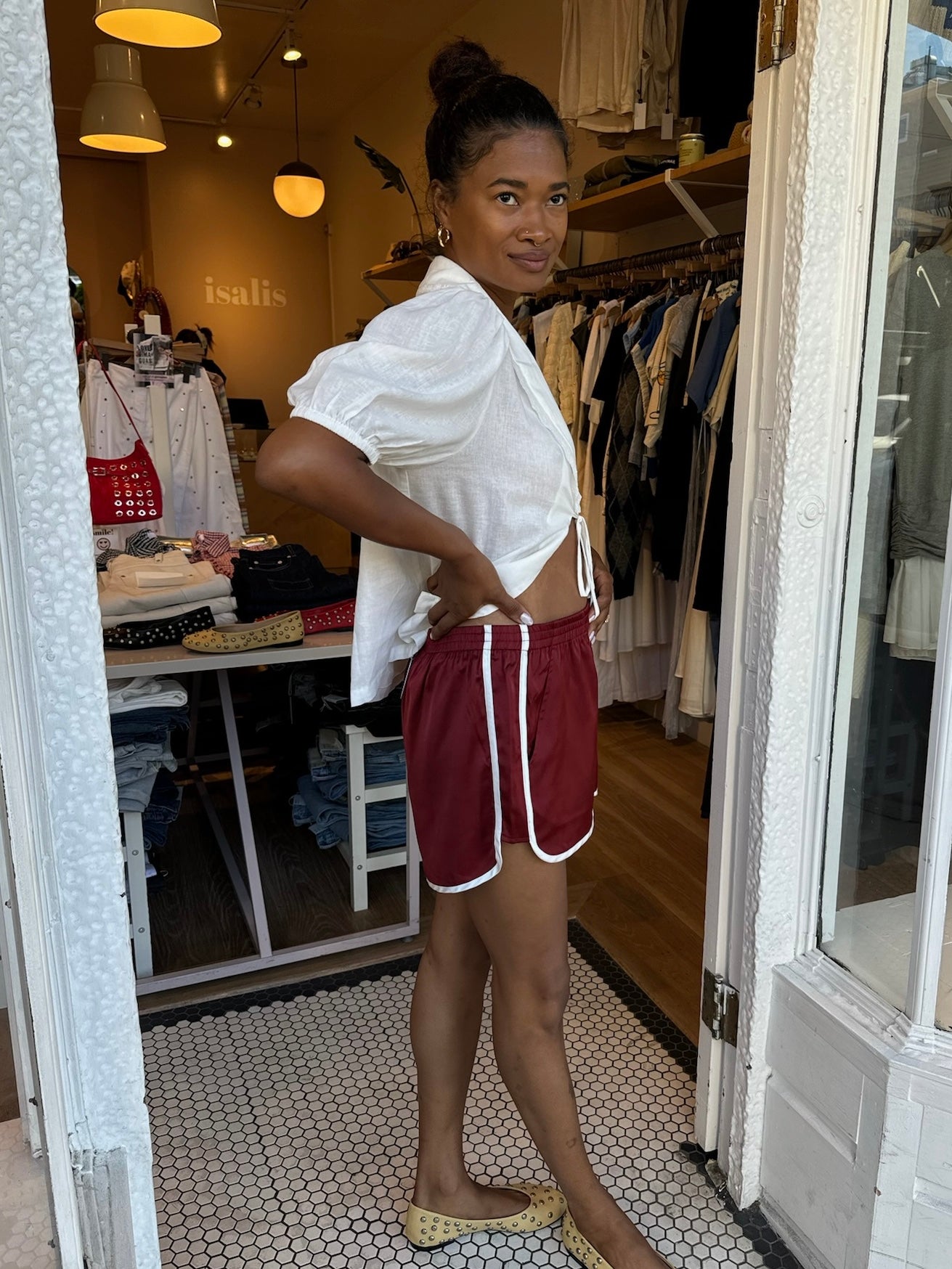 Premium Maple Runner Shorts - Dark Red | Ultimate Comfort & Style